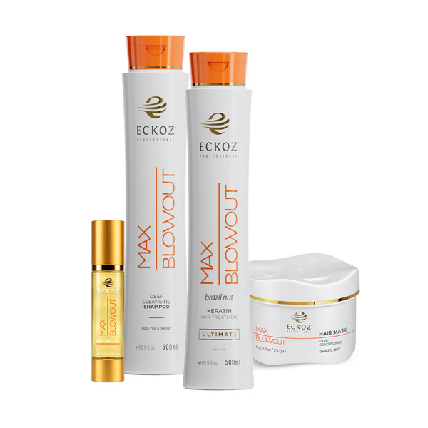 MAX BLOWOUT KIT 2 Keratin Hair Treatment  with Oil