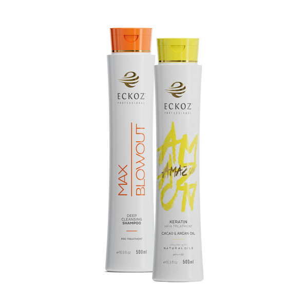Amazon KIT 1 - Cacau & Argan Oil Keratin Hair Treatment
